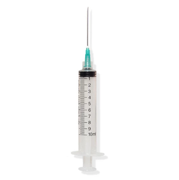 JERINGA DESCARTABLE 10 ML C/AG 21GX1/2