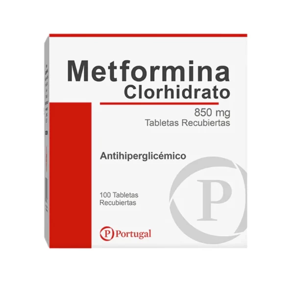 METFORMINA 850 MG X 100 TAB