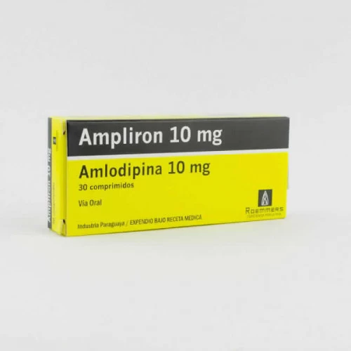 AMPLIRON 10 MG X 20 X 30(AMLODIPINO)