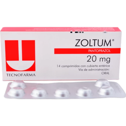 ZOLTUM 20mg PANTOPRAZOL X 14