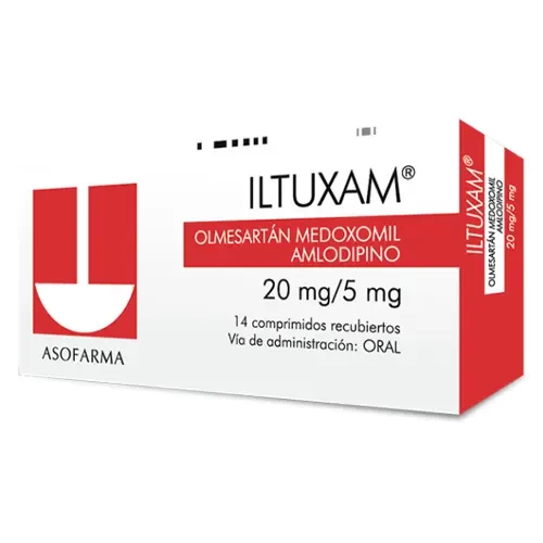 ILTUXAM 20 MG/5 X28 OLMESARTAN+ AMLODIPINO