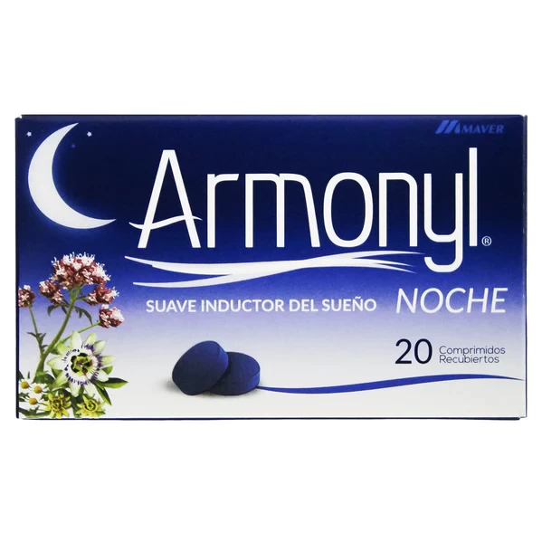 ARMONYL NOCHE X 20 VALERIANA +PASSIFLORA +MANZANILLA