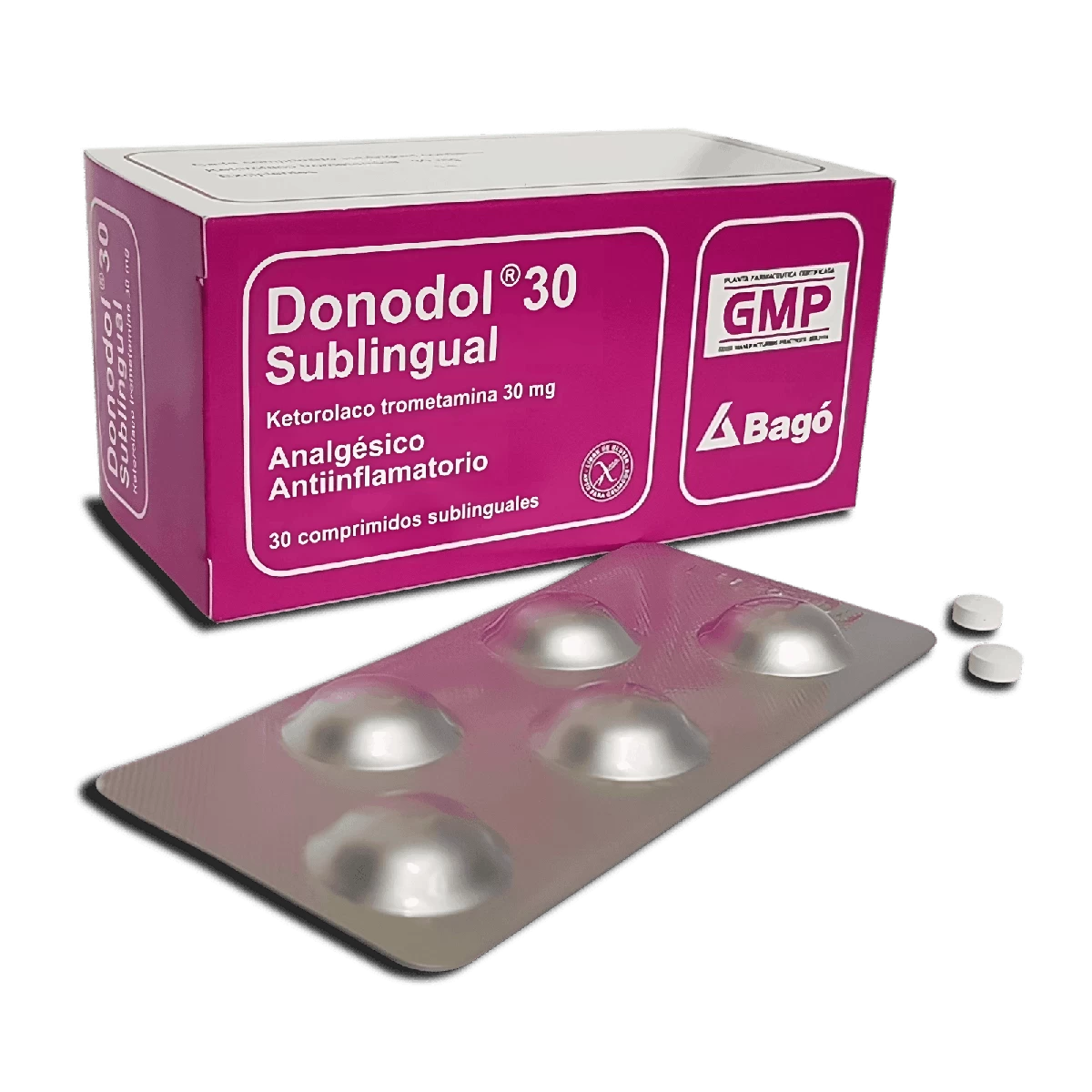 DONODOL SUBLINGUAL 30 MG X 30 KETOROLACO