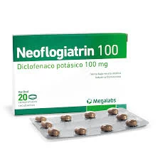NEOFLOGIATRIN 100 (DICLOFENACO POTASICO) X 20 COMP