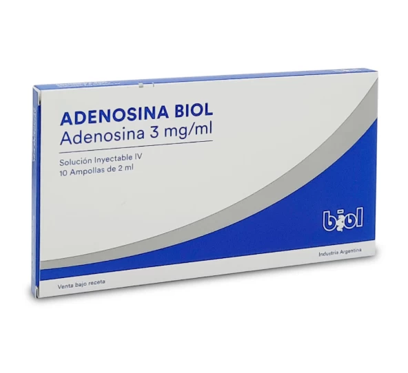ADENOSINA BIOL 6MG/ML AMPOLLA