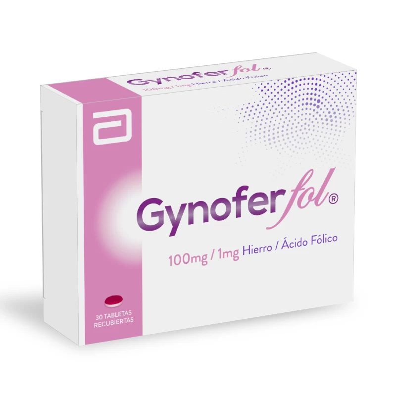GYNOFER FOL 1 MG ( HIERRO+ACIDO FOL X30