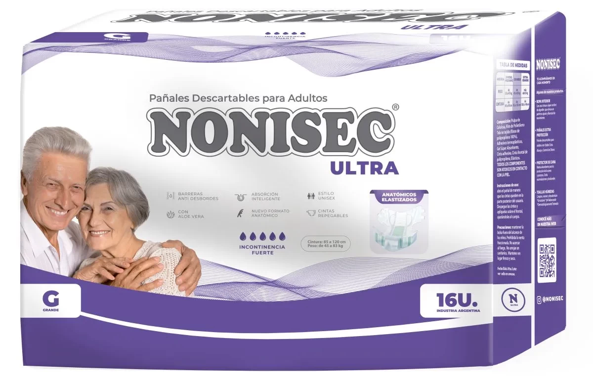 PAÑAL ADULTO TALLA G X 16