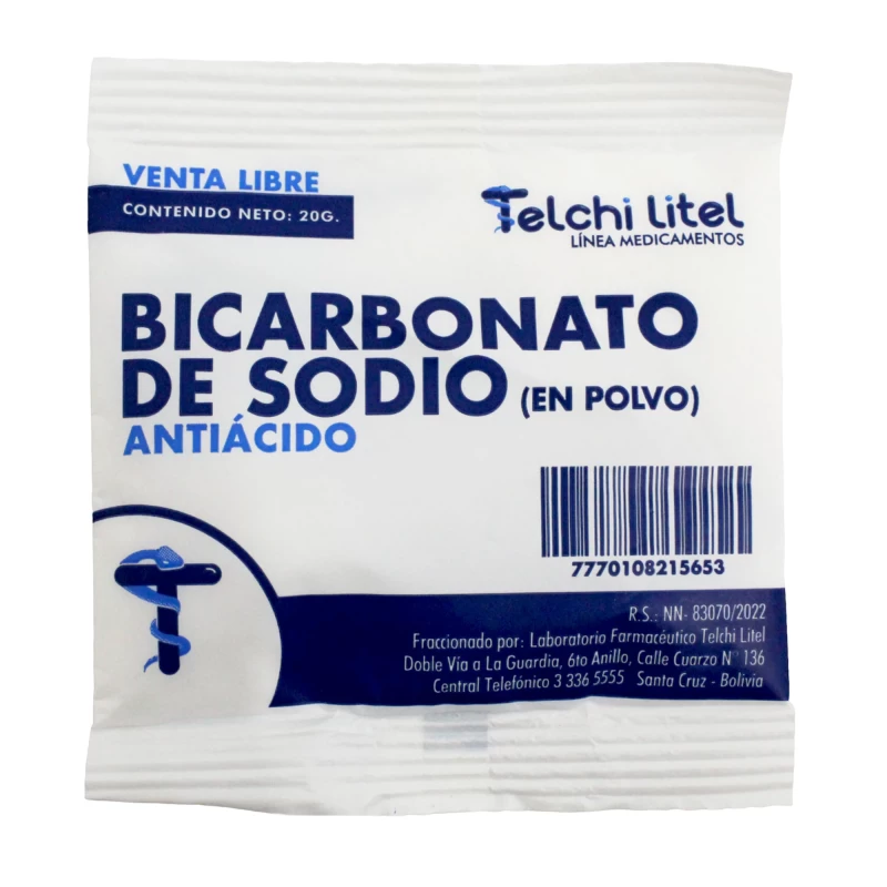 BICARBONATO DE SODIO 20 GR.