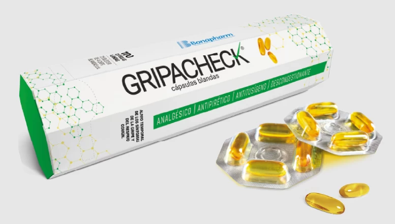 GRIPACHECK X 100 CAP ( PARACETAMOL+DEXTROMETORFANO+FENILEGRINA)
