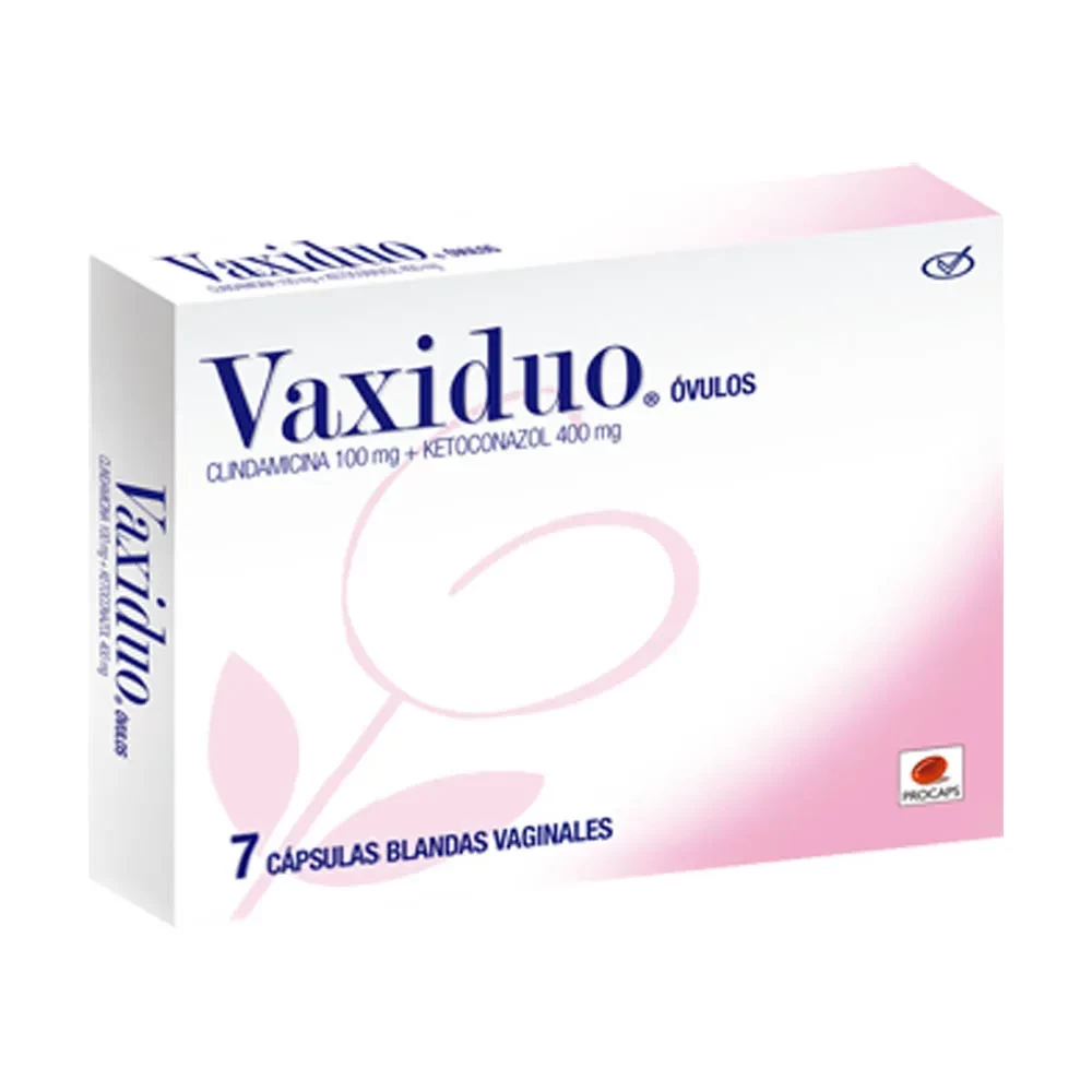 VAXIDUO X7 ovulos CLINDAMICina+KETOCONAZOL