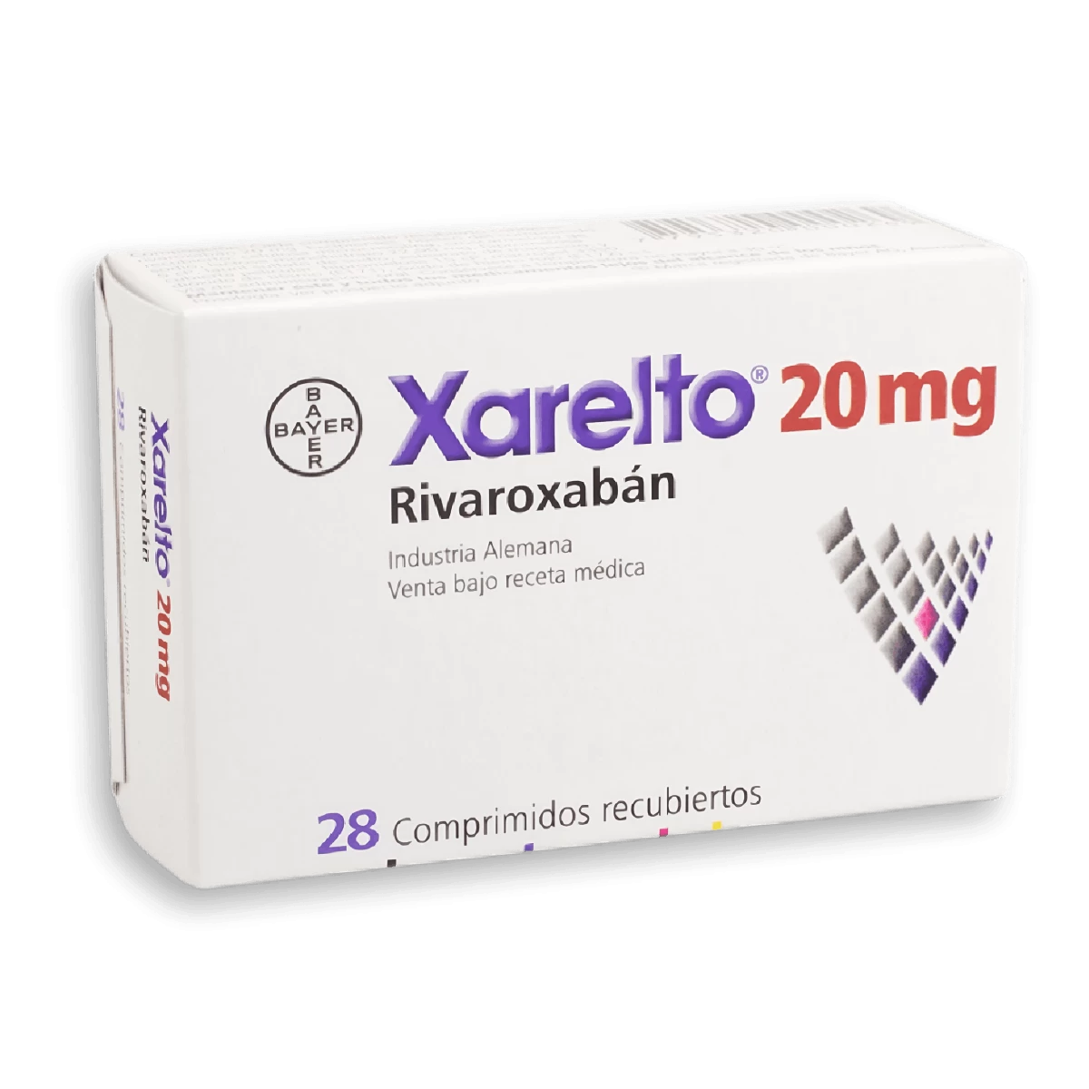 XARELTO 20 MG X 28 RIVAROXABAN