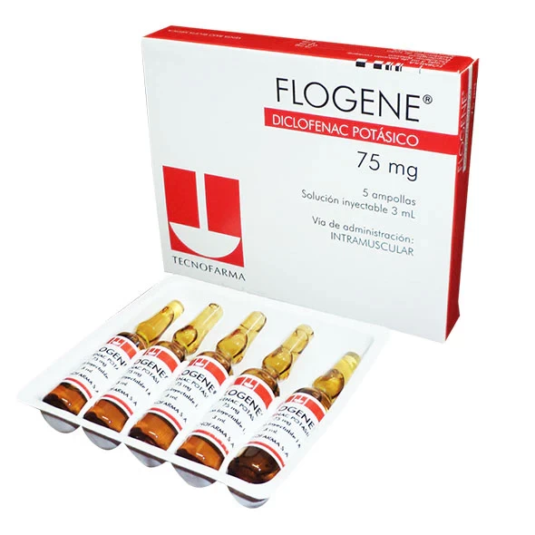 FLOGENE 75 MG 3 ML X 5