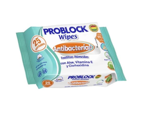 TOALLITAS HUMEDAS MICELAR X 25 UNIDADES PROBLOK