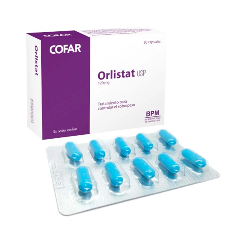 ORLISTAT 120 MG X 30 COFAR