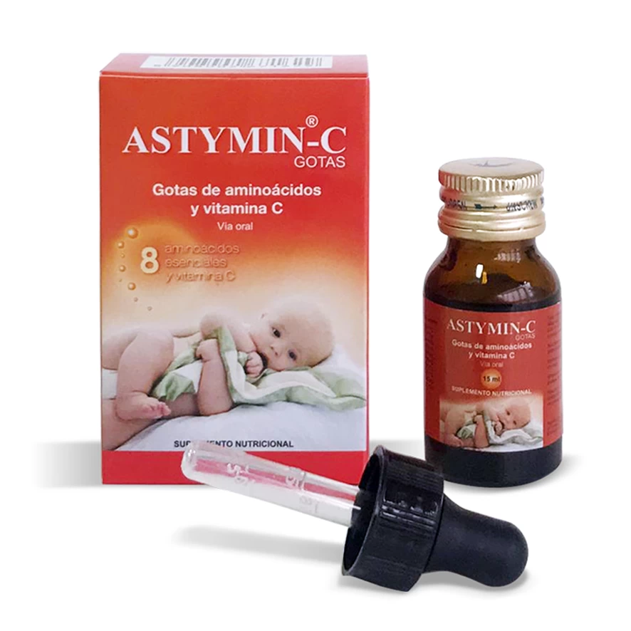 ASTYMIN C GOTAS X 15 ML ( AMINOACIDO Y VITAMINAS C )