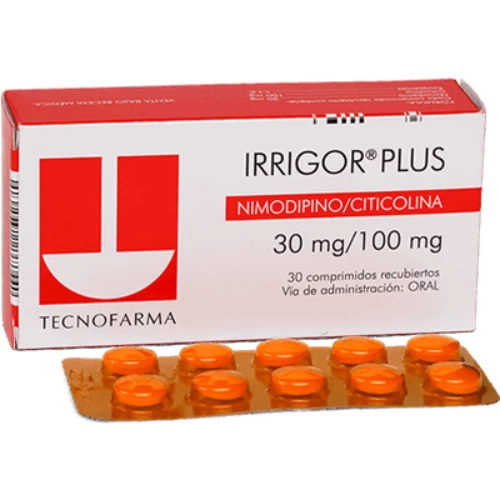 IRRIGOR PLUS 30/100 MG X 30 nimodipino / citicolina
