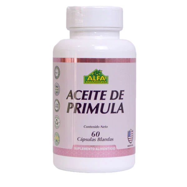 ACEITE DE PRIMULA 500MG X 60 CAP ALFA VIT
