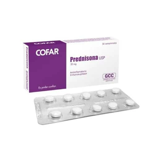 PREDNISONA 20 MG X 30