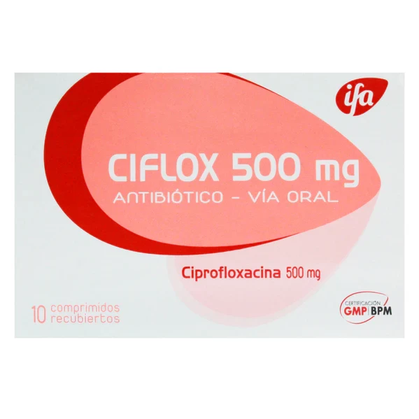 CIFLOX 500 MG (CIPROFLOXACINA) X 10 COMP