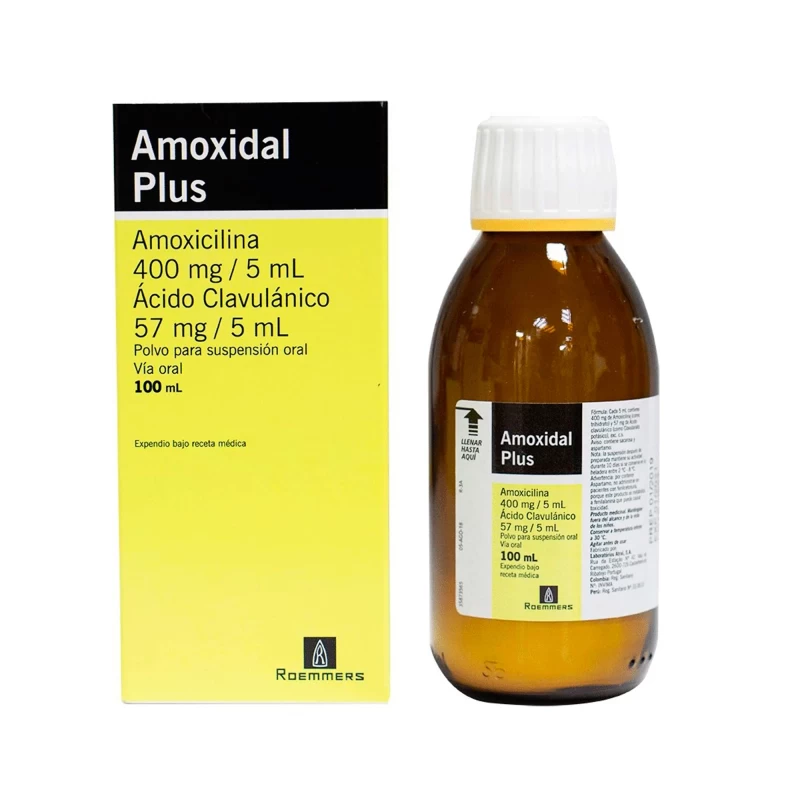 AMOXIDAL PLUS 400MG/5ML X 100 ML