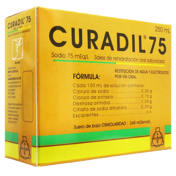 CURADIL 75 SUERO ORAL X 250 ML
