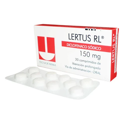 LERTUS RL 150 MG X20comp. DICLOFENACO SODICO
