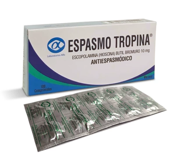 ESPASMO TROPINA BROMURO DE HIOCINA 20MG/1ML