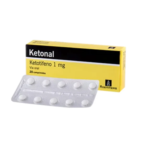 KETONAL 1 MG X 20 (KETOTIFENO)