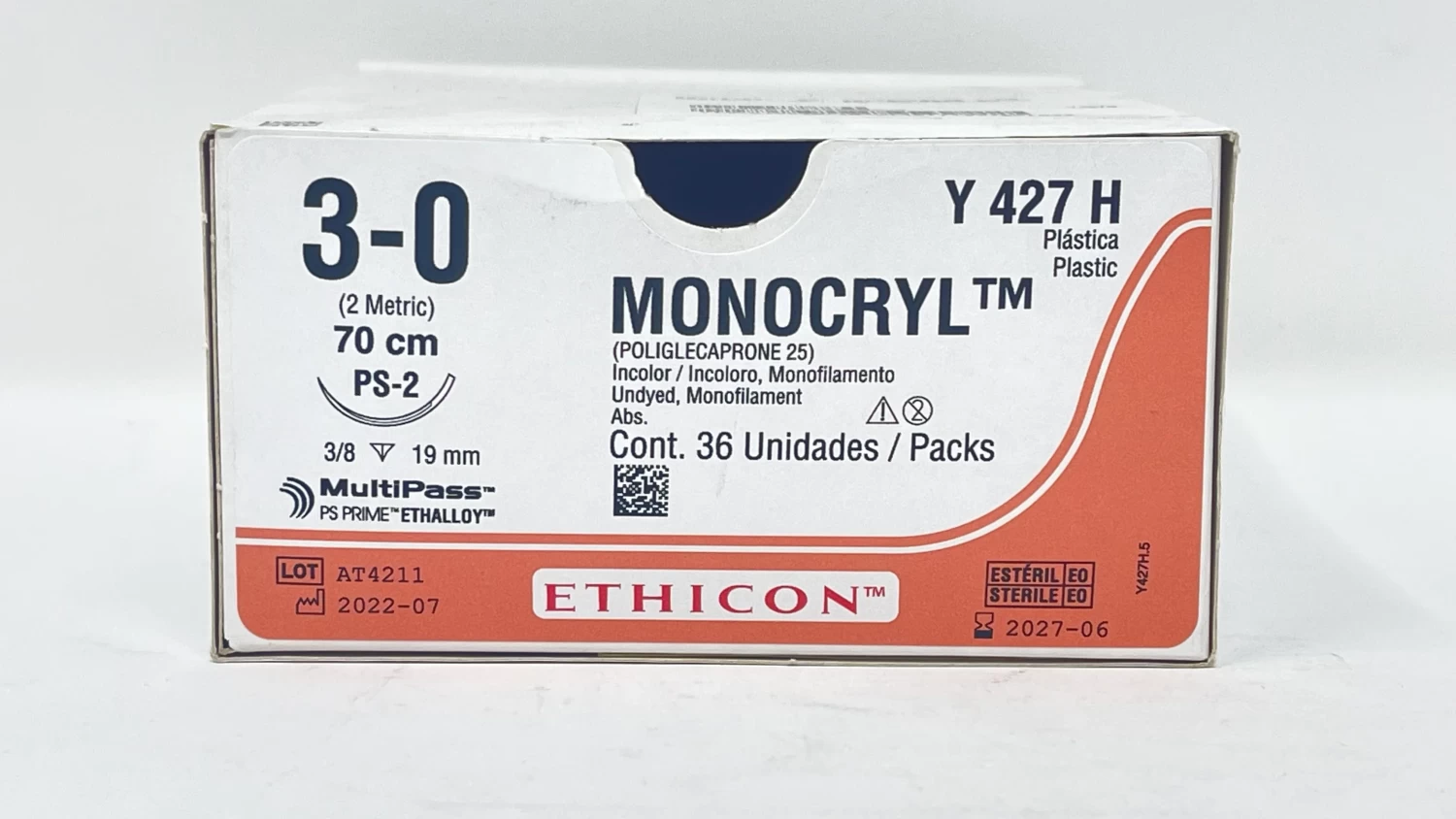 MONOCRYL # 3-0 70 CM Y427H
