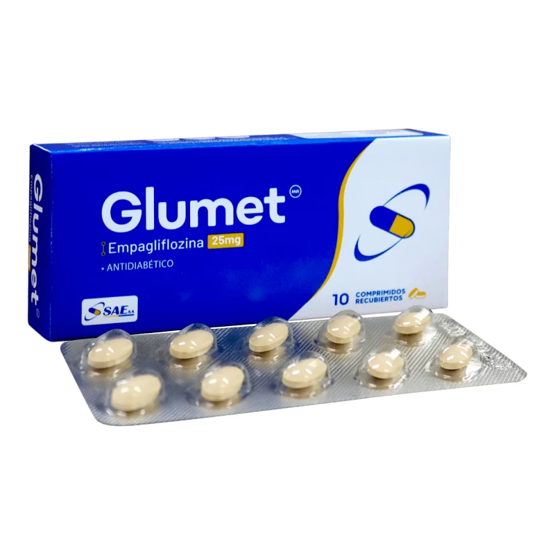 GLUMET 25 MG X 10 COMP