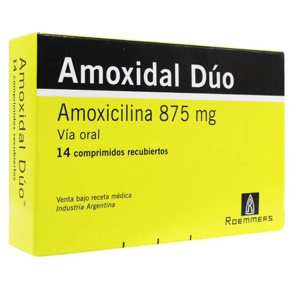 AMOXIDAL DUO 875 MG X 14