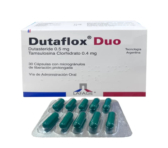DUTAFLOX DUO (DUTASTERIDE 0.5MG - TAMSULOSINA CLORHIDRATO 0.4 MG)