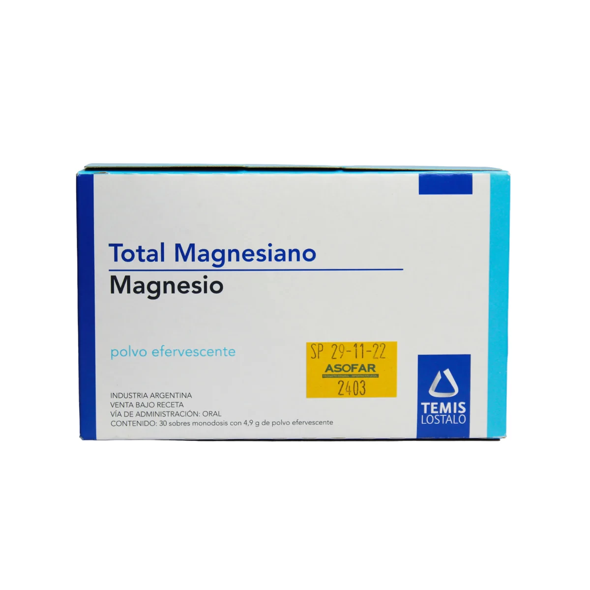 TOTAL MAGNESIANO X 30 SOBRES