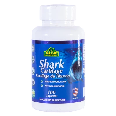CARTILAGO DE TIBURON 1500 MG X 100 alfa