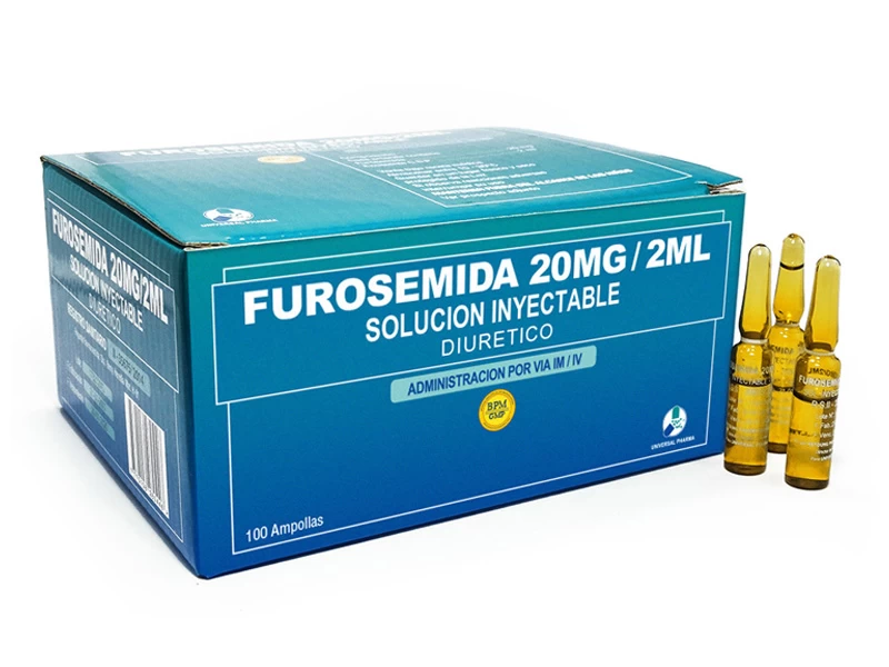 FUROSEMIDA 10 MG/2 ML X 100 AMP