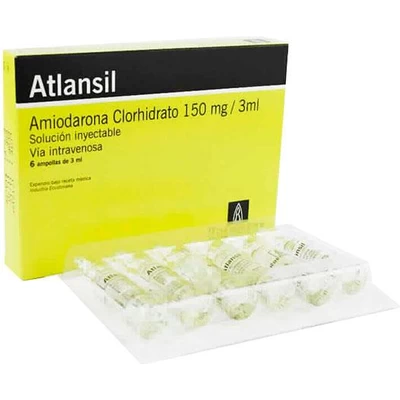 ATLANSIL 150 MG/3ML ( AMIODARONA) X 5 AMPOLLAS