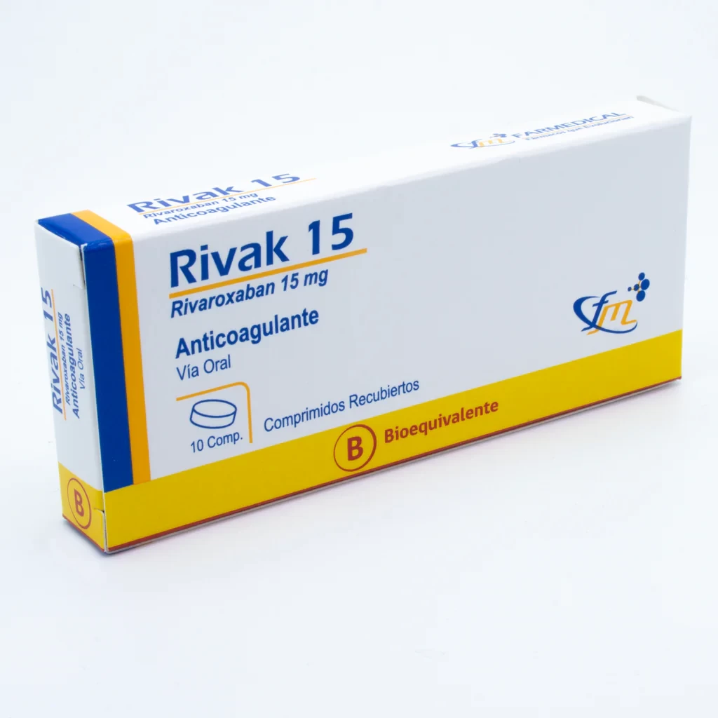 RIVAK 15 (RIVAROXABAN 15 MG) X 10 COMP