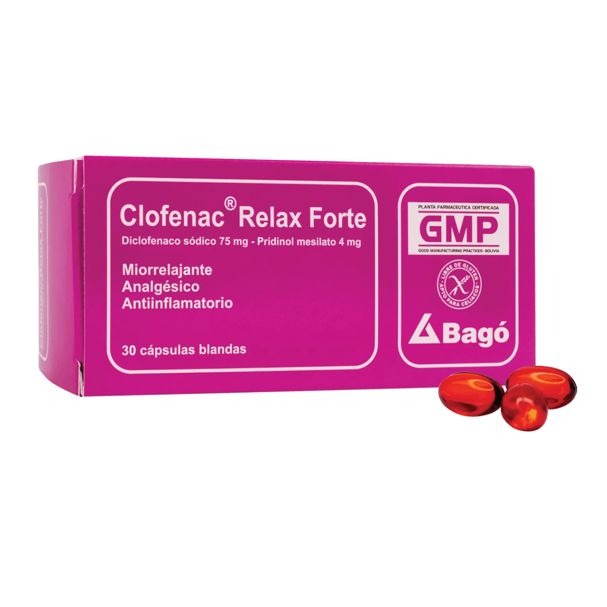 CLOFENAC RELAX FORTE X 30 CAP