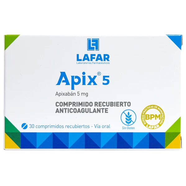 APIXABAN 5 MG X 30 TAB