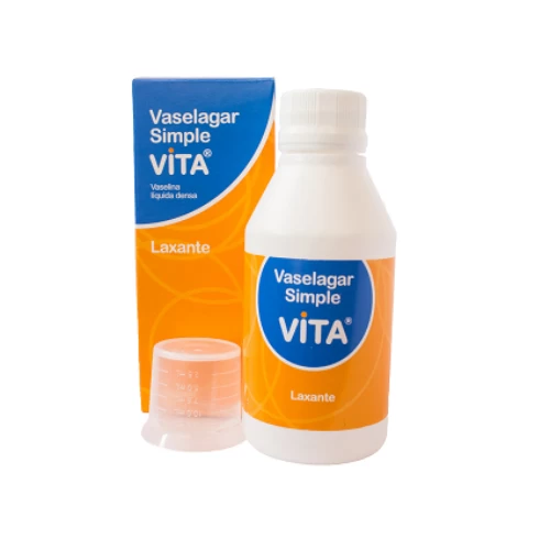 VASELAGAR SIMPLE 120 ML (VASELINA liquida DENSA 2GR/5ML)