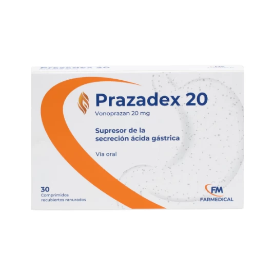 PRAZADEX 20 (VONOPRAZAN 20 MG) X 30 COMP