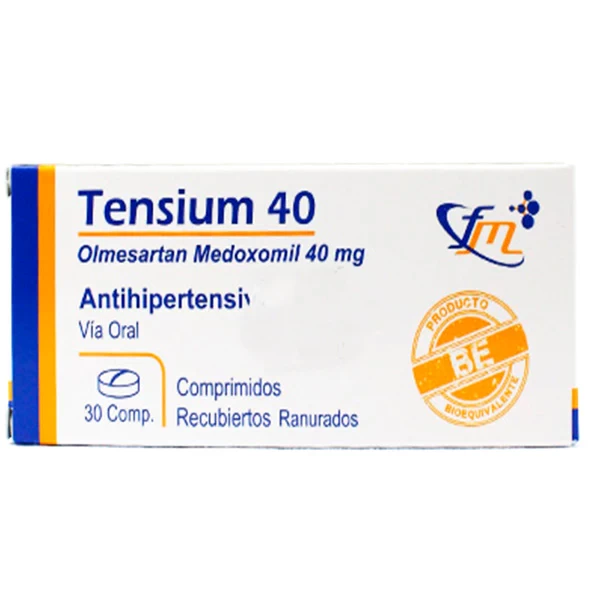 TENSIUM 40 MG X 30 COMP (OLMESARTAN MEDOXOMIL 40mg)
