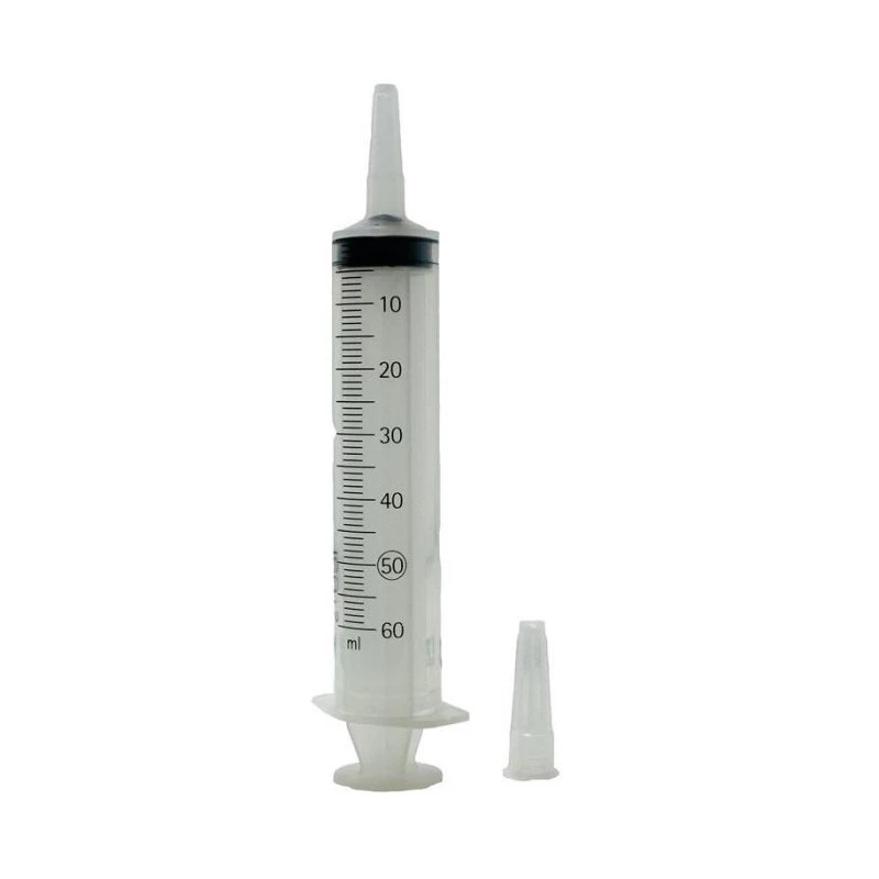 JERINGA 60 ML S/AG DESCARTABLE P/LAVAJE AMD