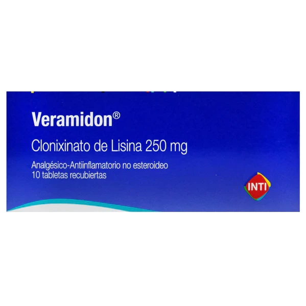 VERAMIDON 250 MG X 10 (CLONIXINATO DE LISINA)