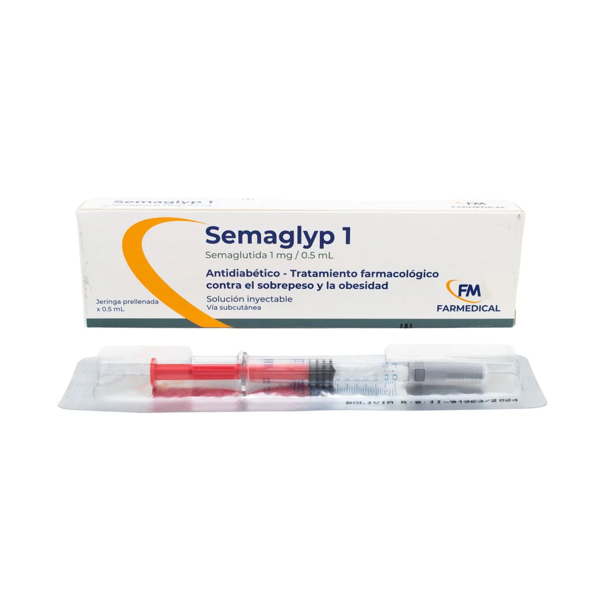SEMAGLYP 1 X 1 JERINGA (SEMAGLUTIDA 1 MG/0.5 ML)
