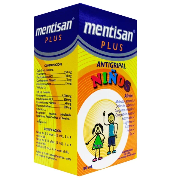 MENTISAN PLUS ( ANTIGRIPAL NIÑOS ) SUSP FCO X 100 ML