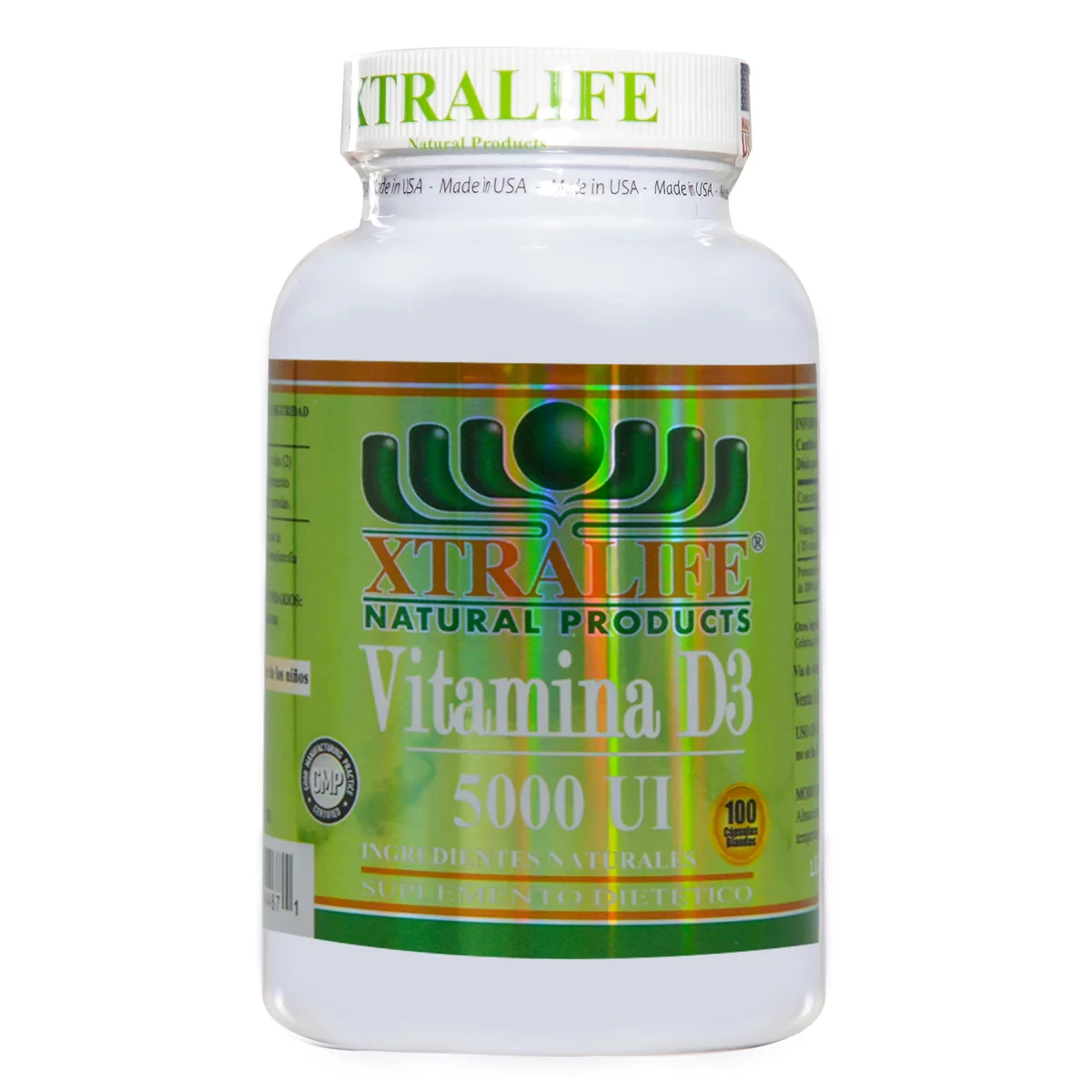 VITAMINA D3 5000 I.U X 100 CAP XTRALIFE