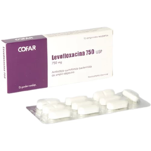 LEVOFLOXACINA 750 MG X 10