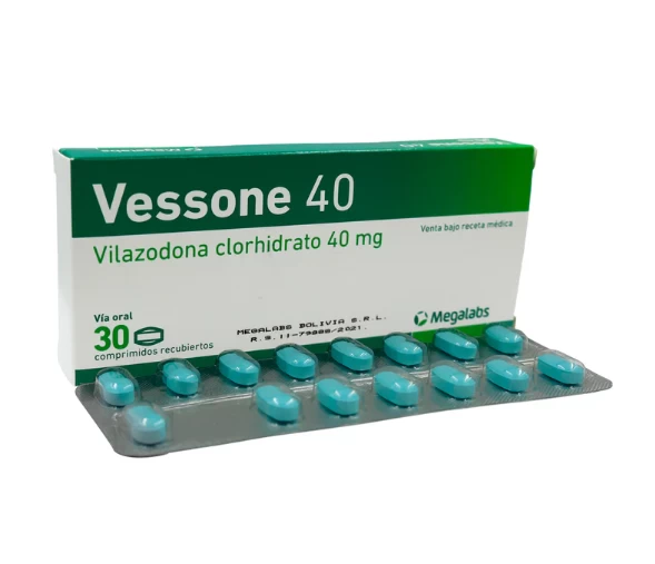 VESSONE 40  ( VILAZODONA CLORHIDRATO 40 MG ) X 30 COMP