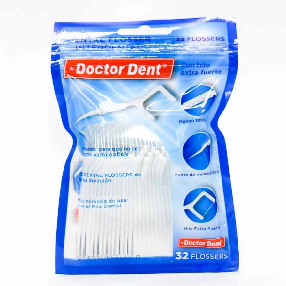 DOCTOR DENT  INTERDENTAL DENTAL FLOSSER X 32 UNI REF.30032